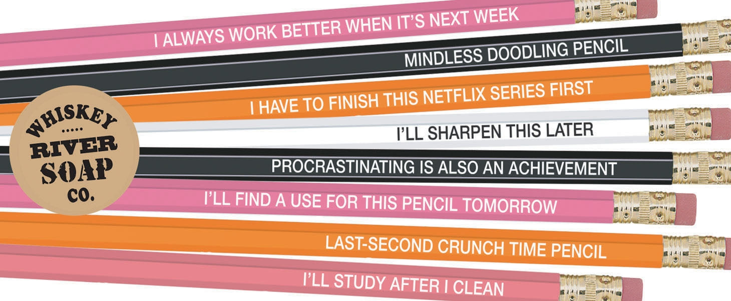 Kit 8 Lápices "Procrastinators"