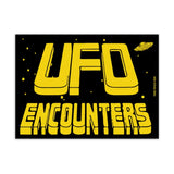 Sticker vinilo "UFO Encounters"