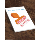 Libreta A5 "All your stupid ideas: Approved" x DAVID SHRIGLEY