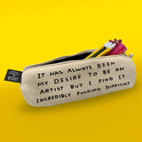 Estuche "It has always been my desire to be an artist" X DAVID SHRIGLEY