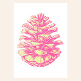 Postal "Piña" (risografía)