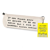 Estuche "It has always been my desire to be an artist" X DAVID SHRIGLEY