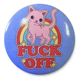 Chapa (pequeña) Gatito Fuck Off