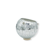 Macetero "bola de discoteca"