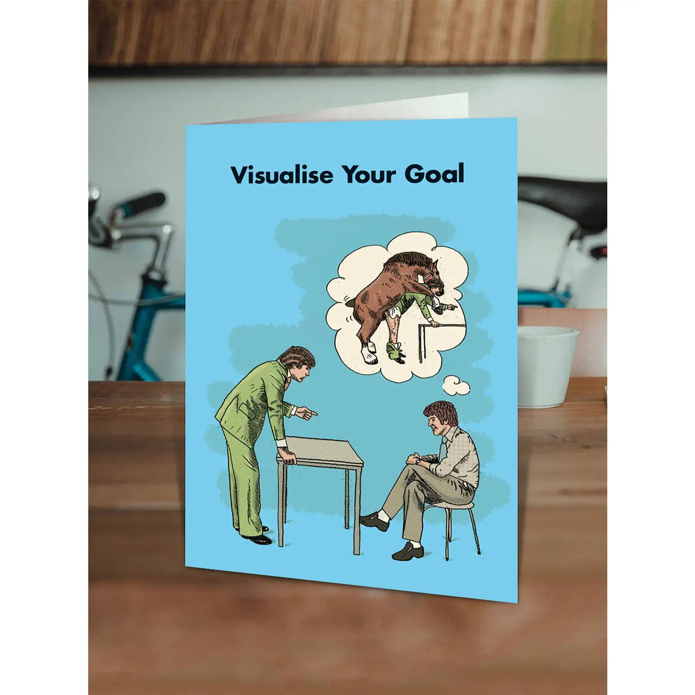 Postal "Visualize your goal"
