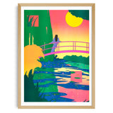 KIBLIND ATELIER | Print "Estanque nenúfares" MARÍA MEDEM