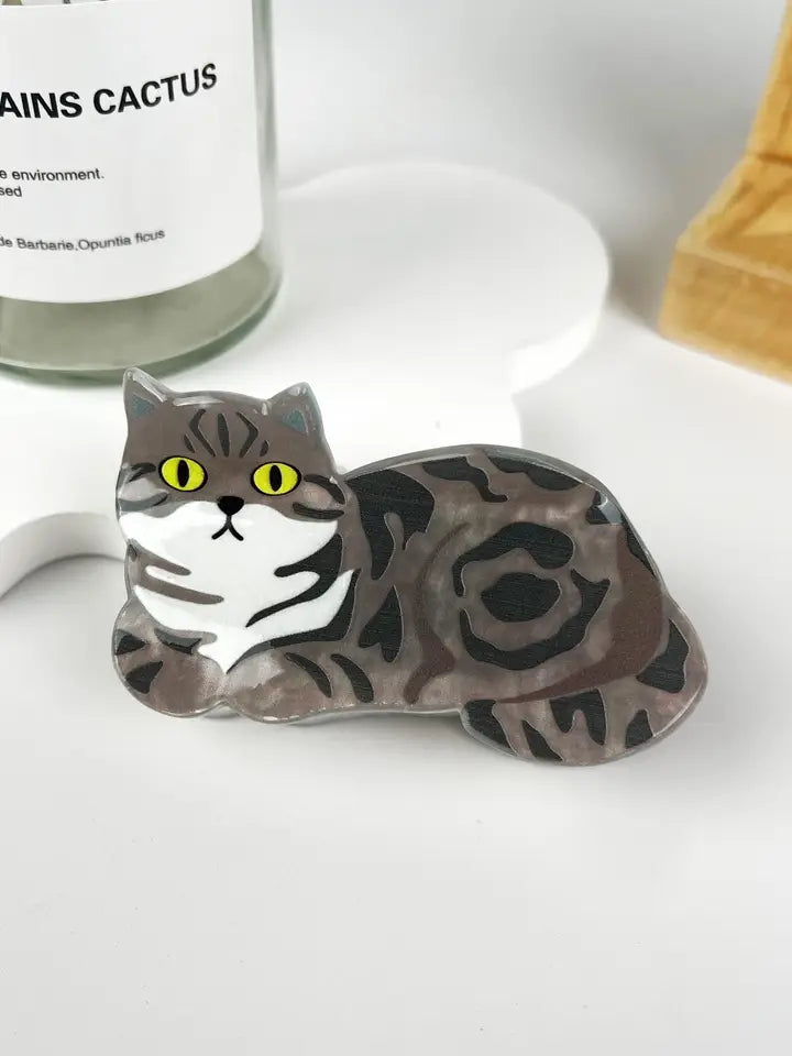 Pinza del pelo: Gato mediano (varios)