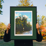 KIBLIND ATELIER | Print "Falcon Lake. Charlotte Le Bon" X CLÉMENT THOBY