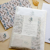 Set para mandar cartas (hojas, sobres, pegatinas)