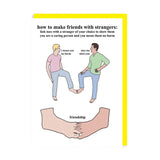 Postal "How to make friends with strangers - Linked toes" X CHRIS SIMPSON