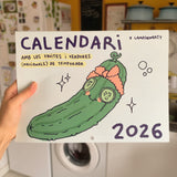Calendari (cat) 2026 amb les fruites i verdures de temporada X LAMASQWERTY
