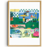 KIBLIND ATELIER | Print "Cuadro en habitación con perro" X BEYA PANICHA