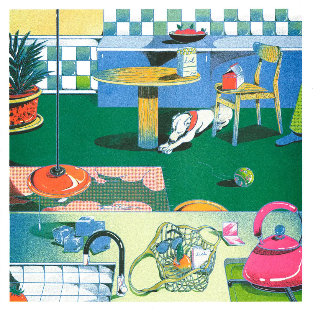 KIBLIND ATELIER | Print "Cuadro en habitación con perro" X BEYA PANICHA