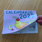 Calendario 2027 con las frutas y verduras de temporada X LAMASQWERTY
