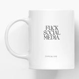 Taza "Fuck Social Media"
