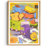 KIBLIND ATELIER | Print "Atasco desayuno" X LAUREN MARTIN