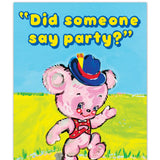 Postal "Did someone say party?" X MAGDA ARCHER