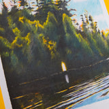 KIBLIND ATELIER | Print "Falcon Lake. Charlotte Le Bon" X CLÉMENT THOBY