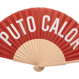 Abanico: PUTO CALOR (rojo)