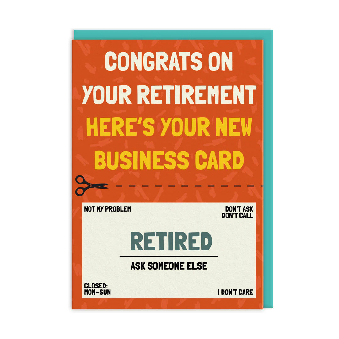 Postal "Congrats on your retirement" X OHH DEER UK