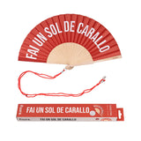 Abanico: Fai un sol de carallo (rojo)