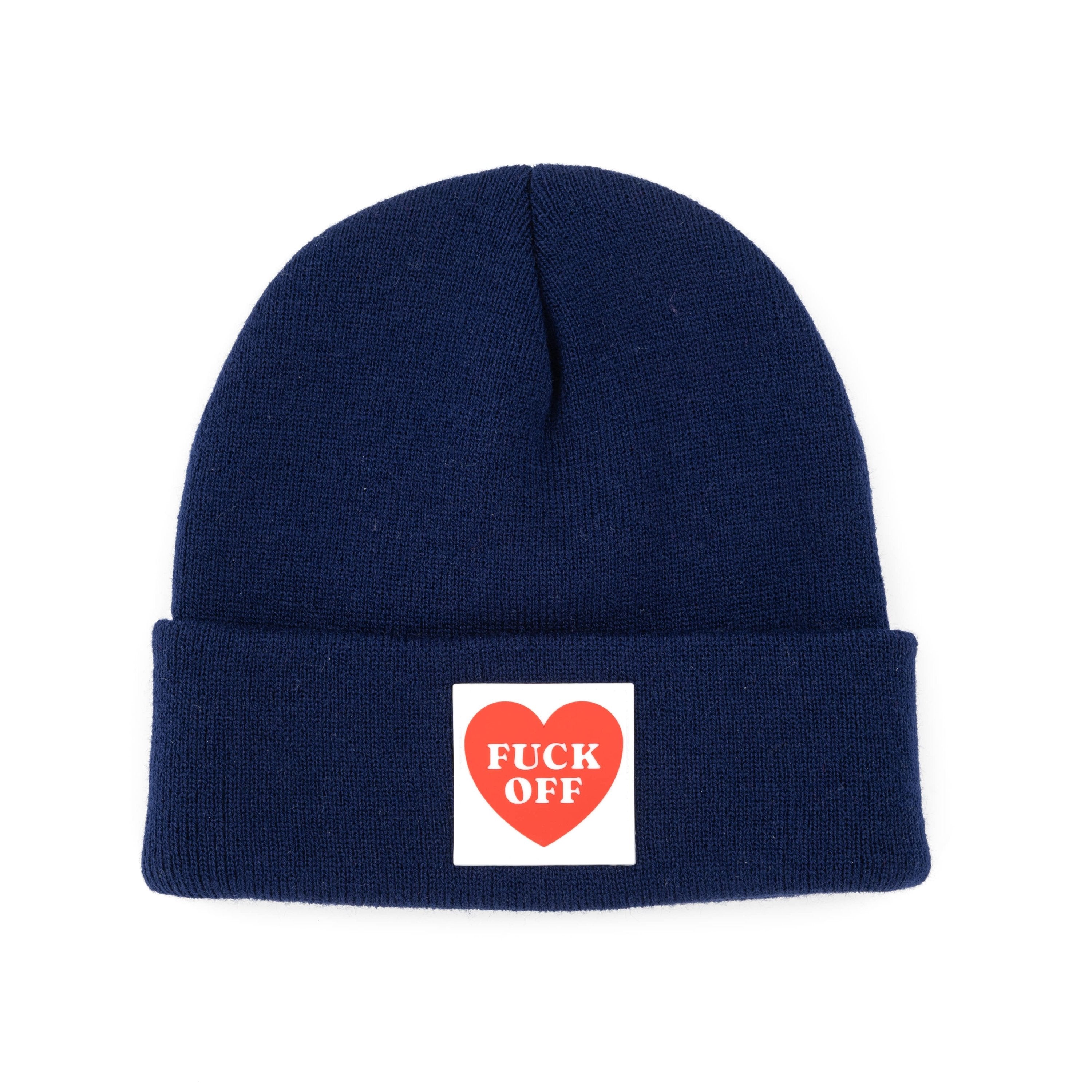 Gorro "Fuck OFF" Azul oscuro