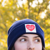 Gorro "Fuck OFF" Azul oscuro