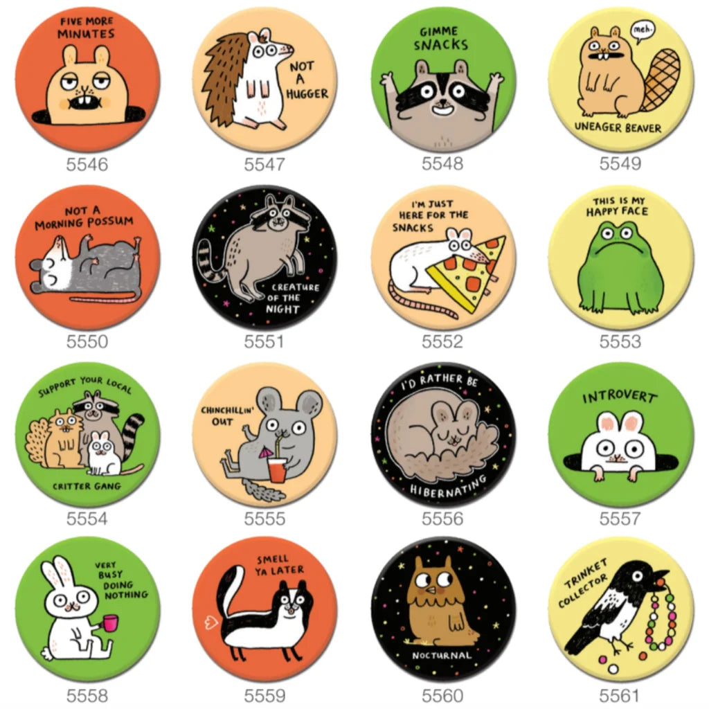 Chapa Animales "Critters" X GEMMA CORRELL (varios)