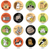 Chapa Animales "Critters" X GEMMA CORRELL (varios)