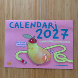 Calendari (cat) 2027 amb les fruites i verdures de temporada X LAMASQWERTY