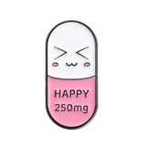 Pin de pastilla "happy 250mg"