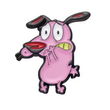 Pin de Agallas, el perro cobarde