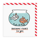 Postal "Birthday fishes to you"