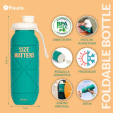 Botella plegable "size matters"