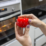 Temporizador de cocina con forma de tomate