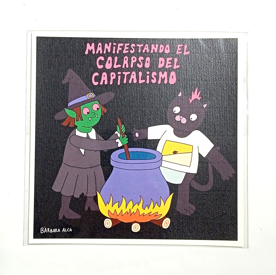 SARA MARCOS  Print Cafetera americana (rosa) – La Llama Store