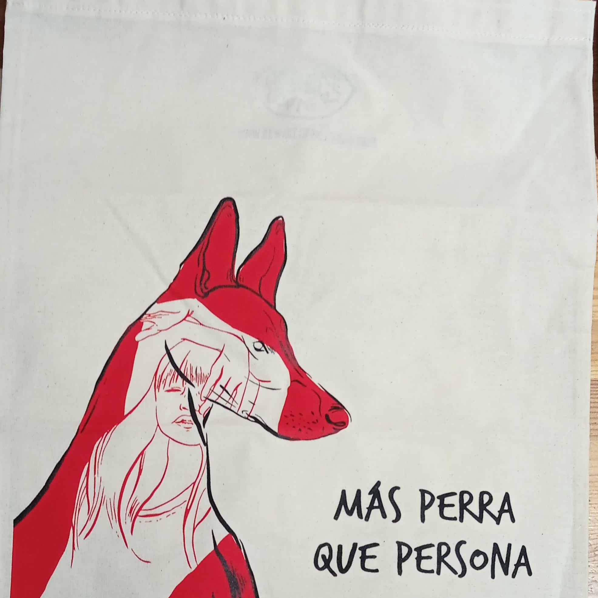 Tote bag "Más perra que persona" X BEWAREOFTHEOWNER