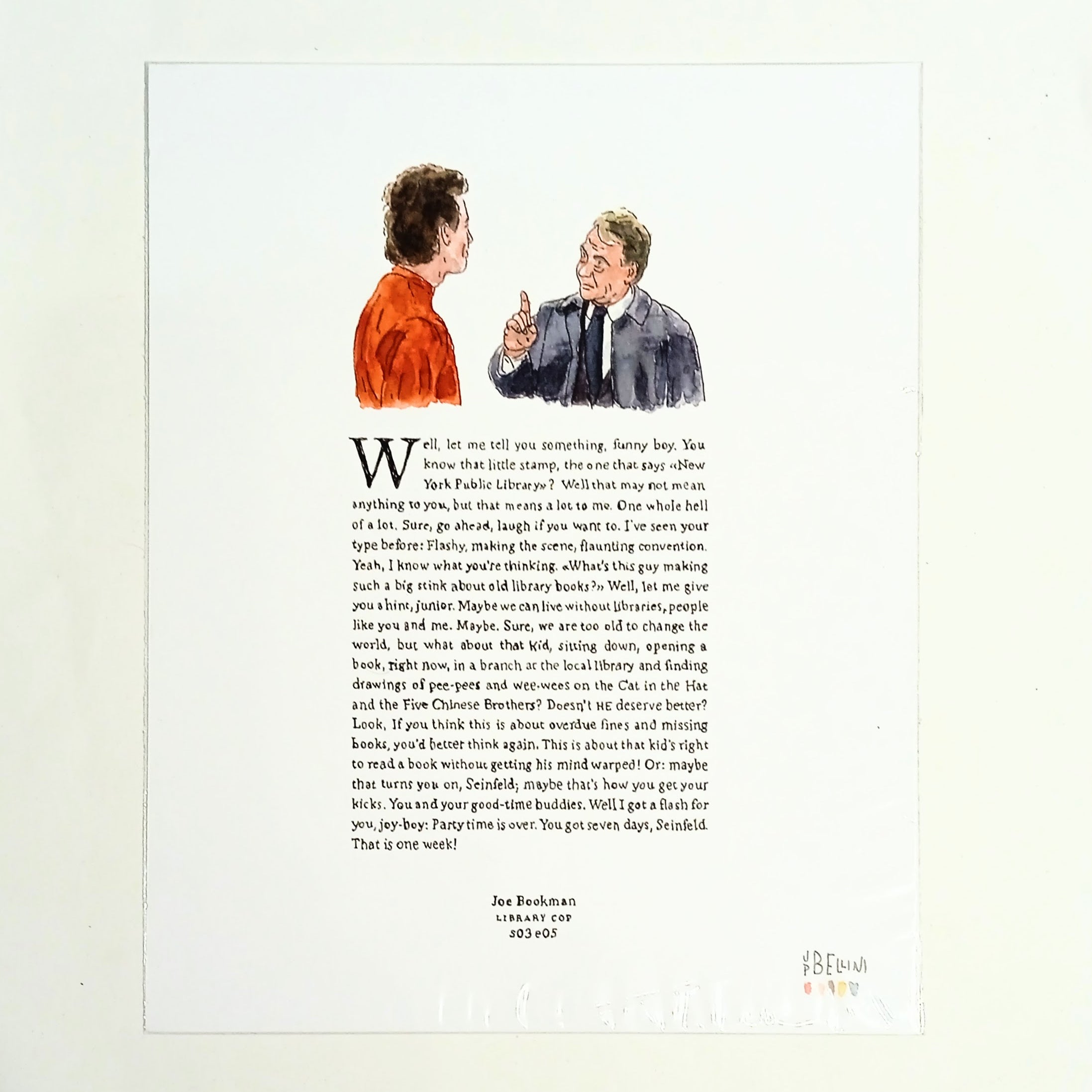 J.P. BELLINI | Prints varios Seinfeld