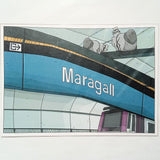 ALBERT RIPOLL | Print "Metro Maragall"