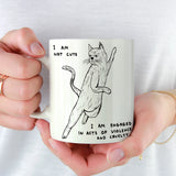 Taza 'I am not cute" X DAVID SHRIGLEY