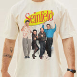 Camiseta "Seinfeld Personajes" (color crema)