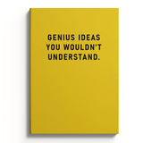 Libreta "Genius ideas you wouldn't understand" X OHH DEER UK + EU