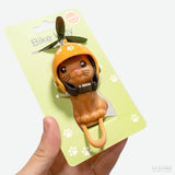 Gatito adorable con molino que gira para poner en el manillar de la bici