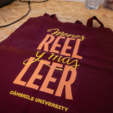 CÀMBRILS UNIVERSITY | Totebag "Menos REEL y más LEER"
