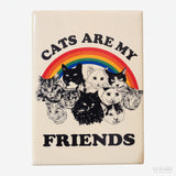 Imán "Cats are my friends"