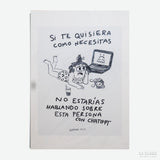BÁRBARA ALCA | Print "Si te quisiera no estarías hablando con chatgpt"