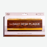 Placa de escritorio diaria