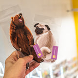 Marcapáginas Perro Carlino
