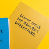 Libreta "Genius ideas you wouldn't understand" X OHH DEER UK + EU