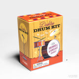 Mini batería de escritorio con sonido. Desktop Drum Kit